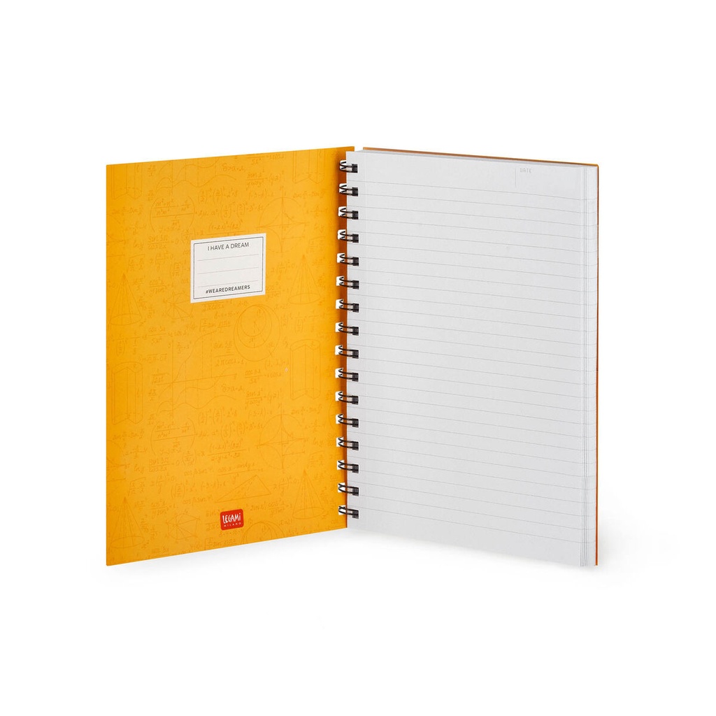 Cuaderno a Rayas - Large - Con espiral - Hoja A5 - GENIUS