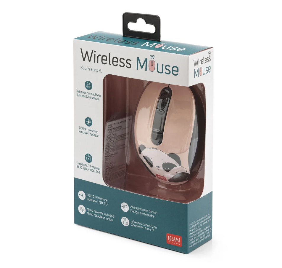 Ratón Inalámbrico con Receptor USB - PANDA