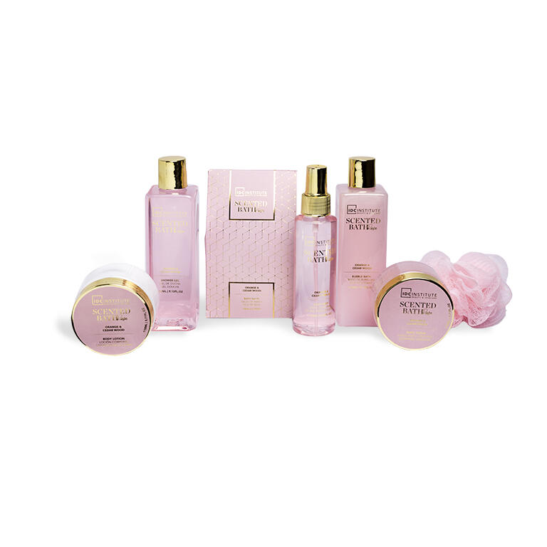 IDC INSTITUTE SCENTED BATH ROSÉ 7PCS