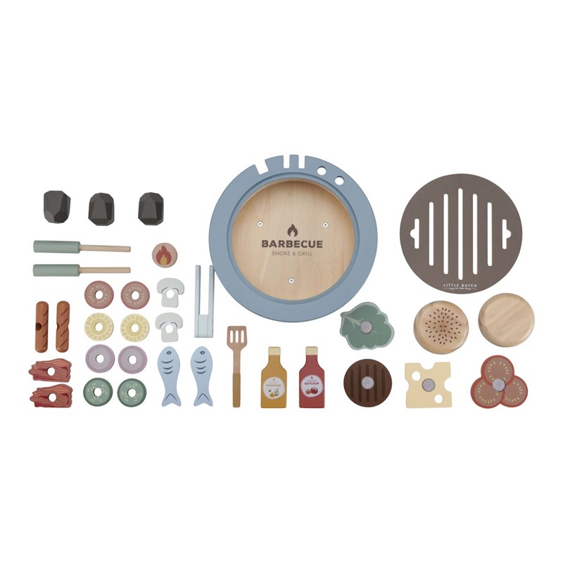 SET DE BARBACOA DE MADERA FSC LITTLE DUTCH