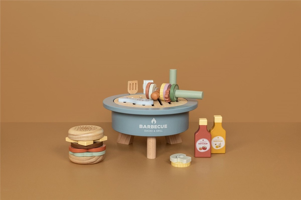 SET DE BARBACOA DE MADERA FSC LITTLE DUTCH