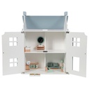Casa de muñecas azul de madera LITTLE DUTCH