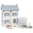 Casa de muñecas azul de madera LITTLE DUTCH