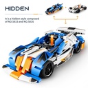  (Combinable con 605816) iMMaster Coche de carreras blanco -187pzas.