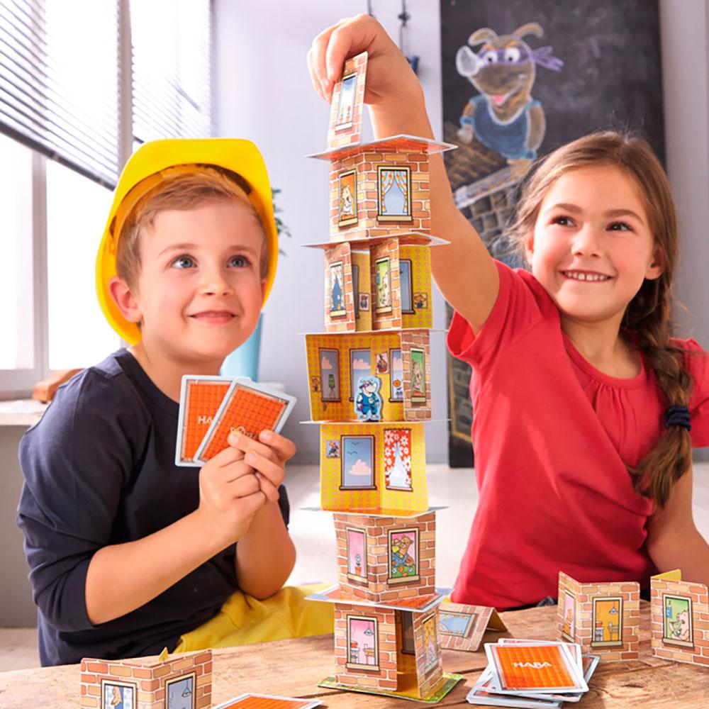 Juego de habilidad Rhino hero Haba de 5 a 99 años