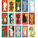 Juego de memoria y puzzle Memo 30 pz Djeco +3 años