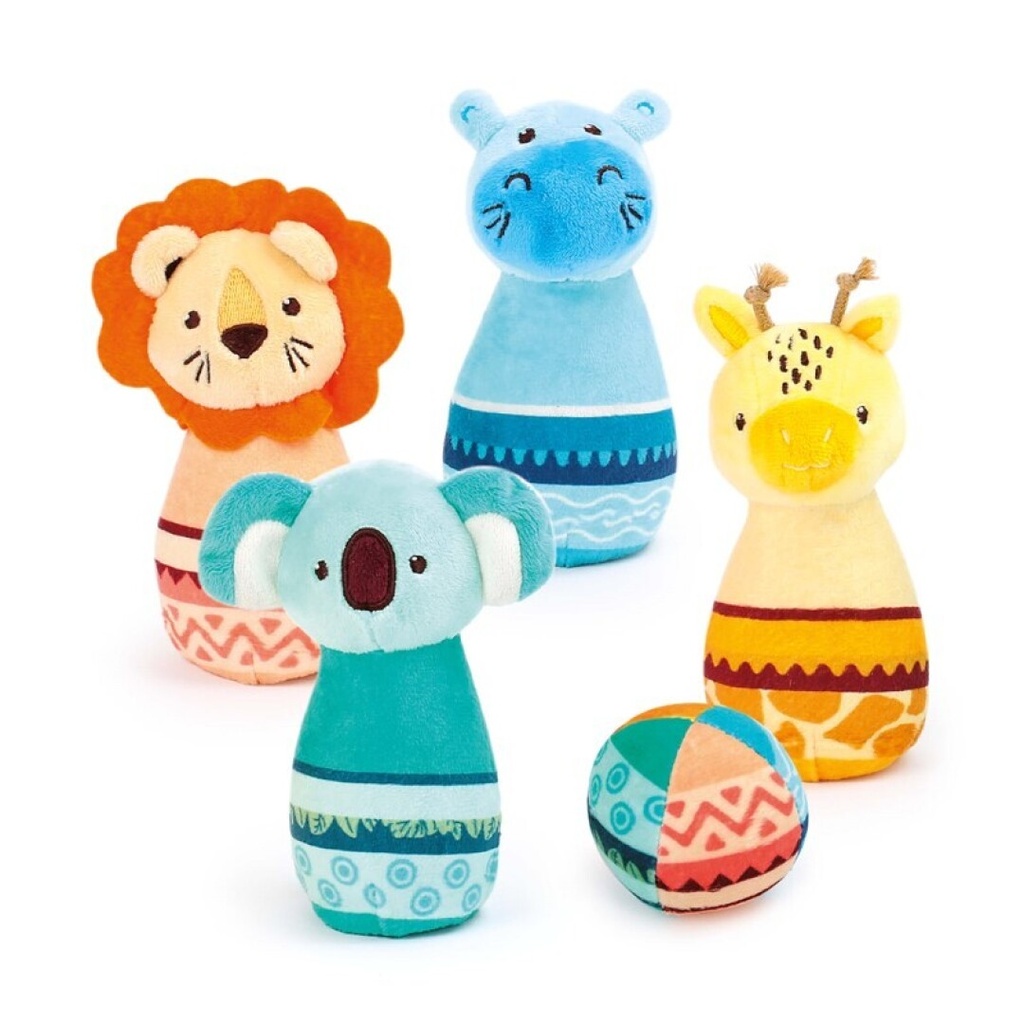 Juego de animales de tela Ludi +10 meses