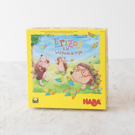 Erizos a la búsqueda de hojas Haba juego de memoria de 3 a 99 años