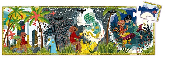 Puzzle Silueta Aladín 24pz Djeco +3 años