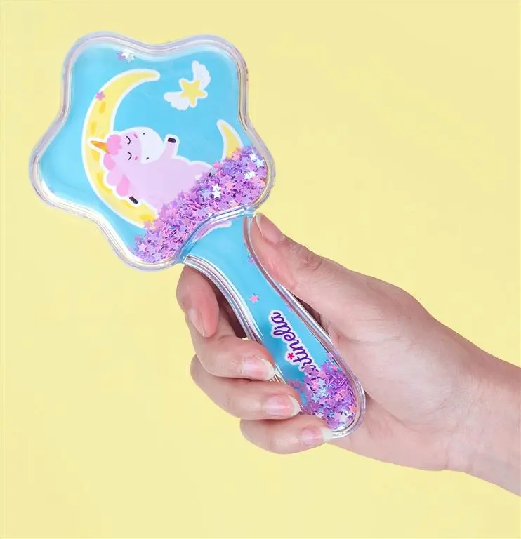 MARTINELIA GLITTERY HAIR BRUSH UNICORN3.webp