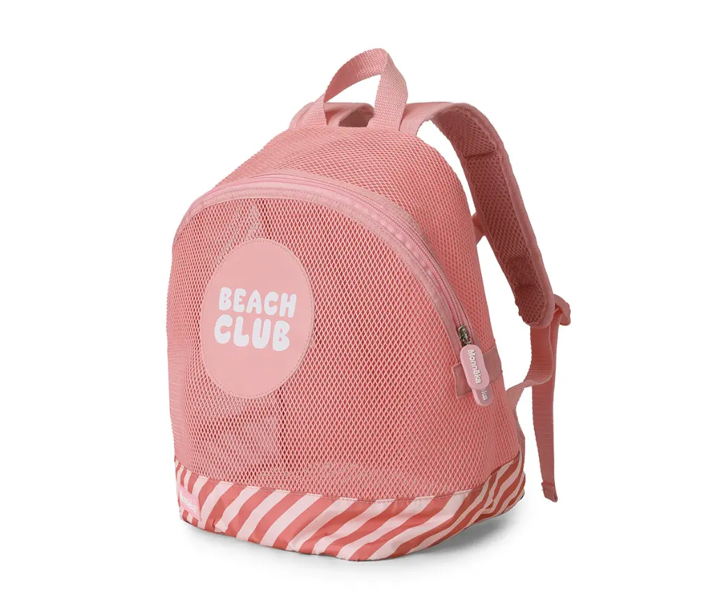 Mochila playa rayas rosa 3.webp
