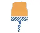 Chaleco Flotador Amarillo Rayas Azul 1.webp