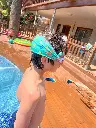 Gafas infantiles azul oscuro con Dinos 1.webp
