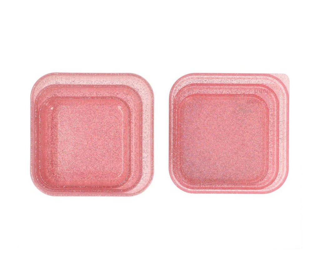 3 Cajas Almuerzo Glitter Gloss
