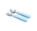 Set 2 Cubiertos Feedie Azul Empolvado