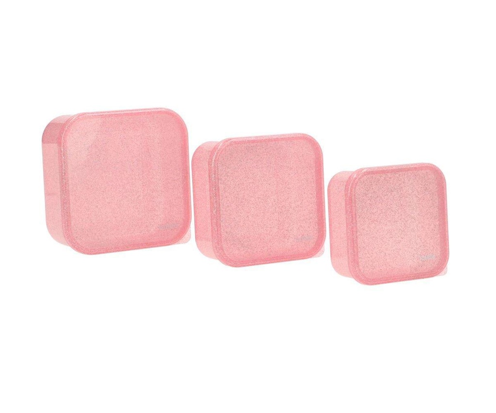 [74142] 3 Cajas Almuerzo Glitter Gloss