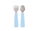 Set 2 Cubiertos Feedie Azul Empolvado