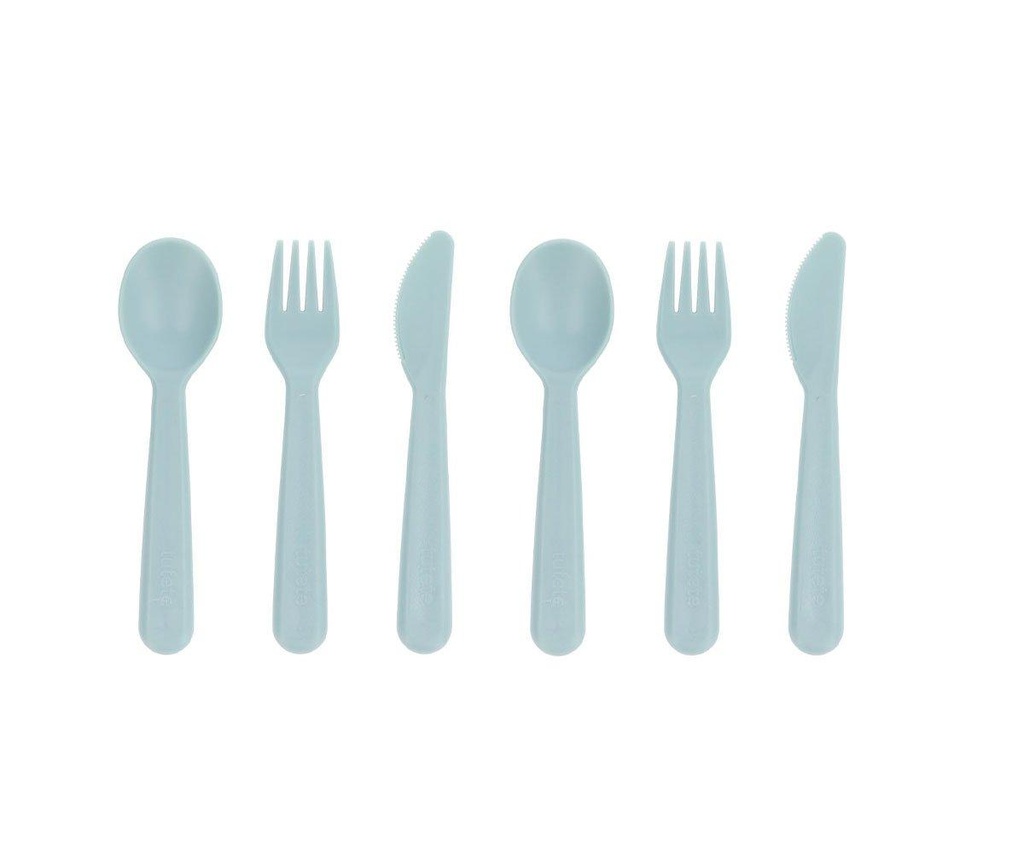 6 Tutete Light Blue Cutlery