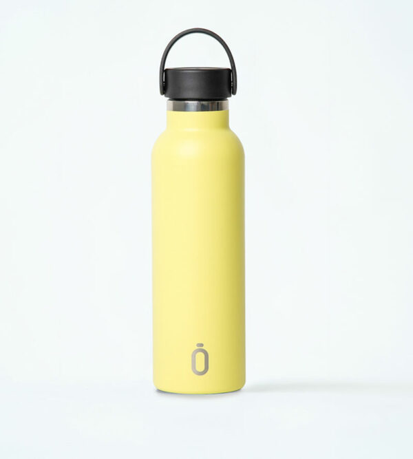 Runbott thermal bottle 600ml lemon yellow