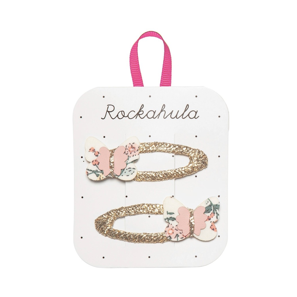 [H2103W] Flora Butterfly Clips