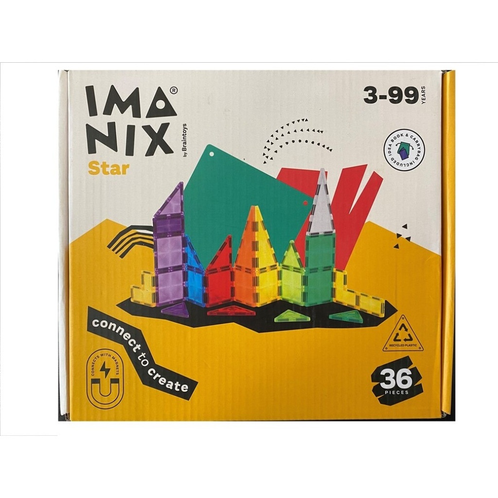 Imanix Star 36 pzas Braintoys