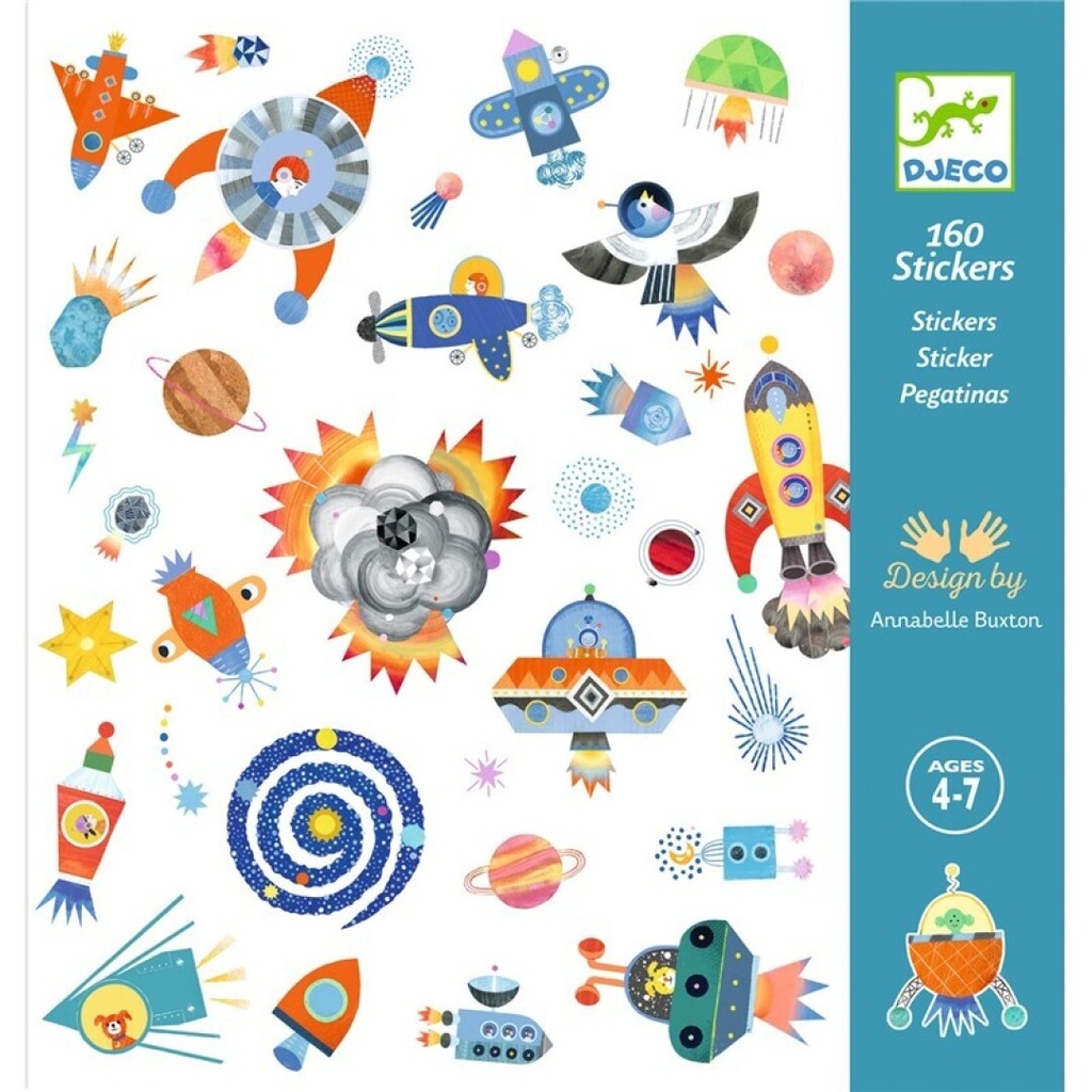 [DJ09270] Interstellar Stickers Djeco