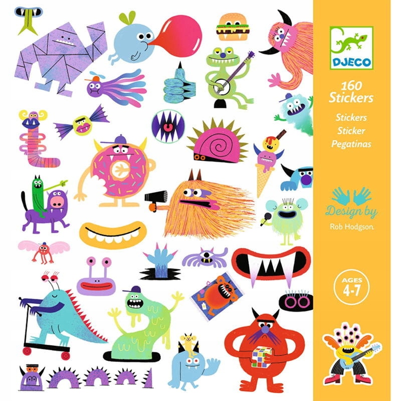 [39281] Djeco Monster Stickers