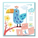 Colouring 3 cases for a Djeco crafts image for ages 3 to 6