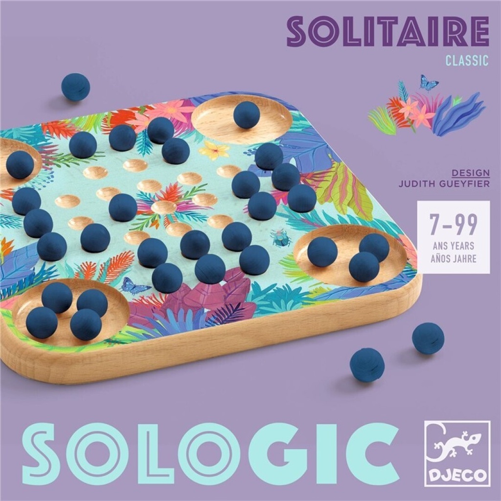 Juego de lógica Sologic Solitaire Djeco +7 años