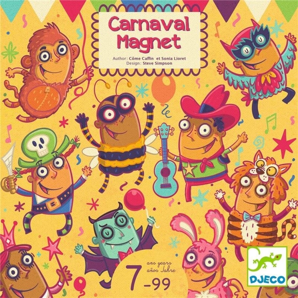 [DJ08524] Juego de destreza y rapidez Carnaval Magnet Djeco de 7 a 99 años