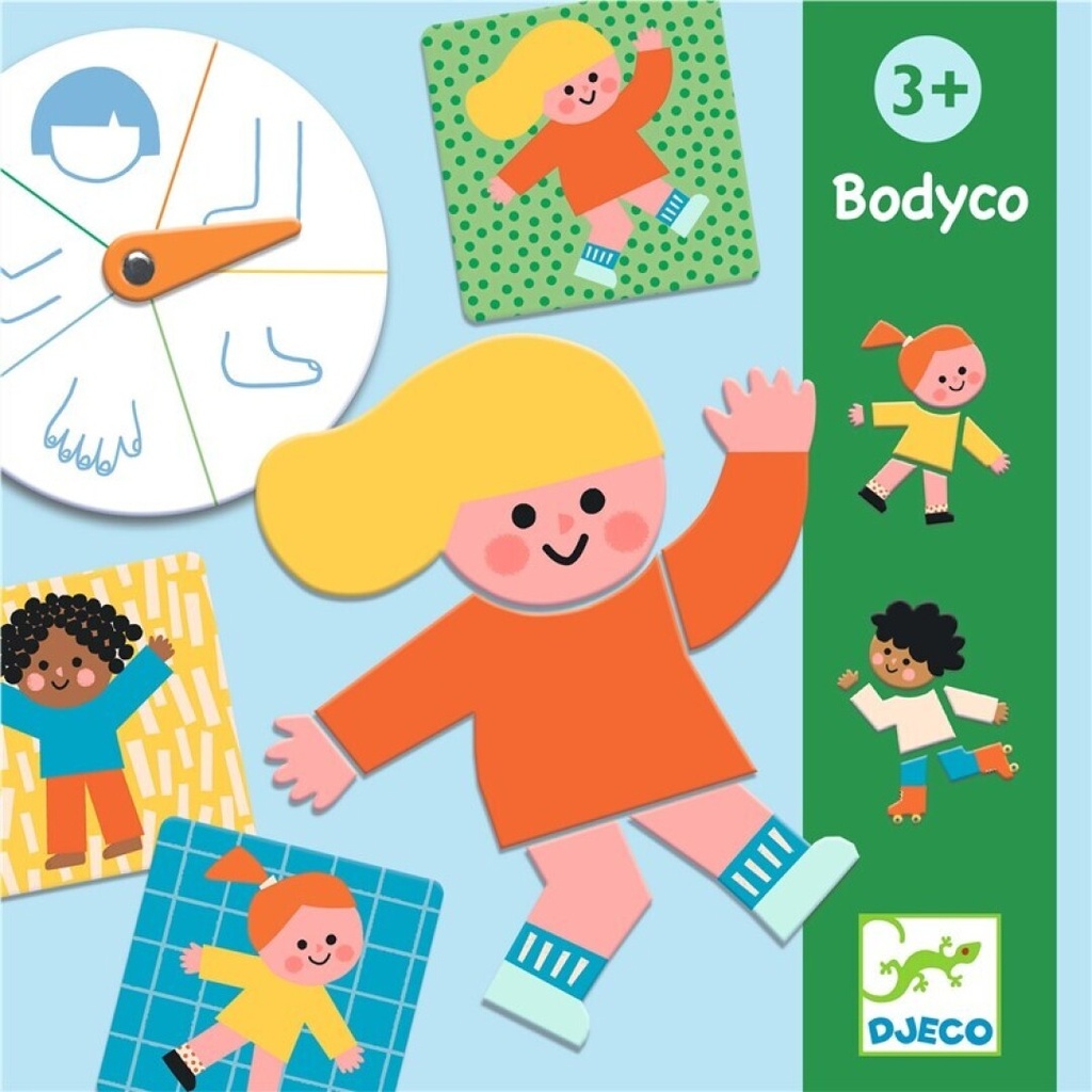 Juego para aprender las partes del cuerpo Educativos Bodyco Djeco +3 años