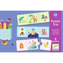 Daily Life Trio Association Puzzle Djeco
