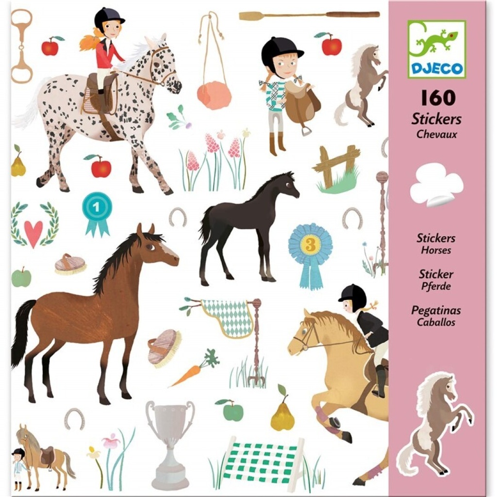 [DJ08881] Djeco Horse Stickers