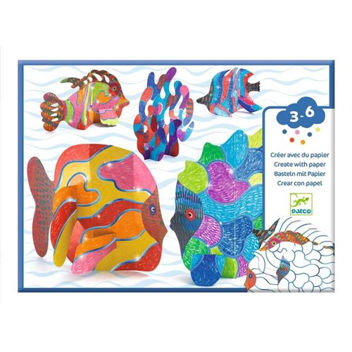 [DJ00095] Create with paper Under the waves Djeco