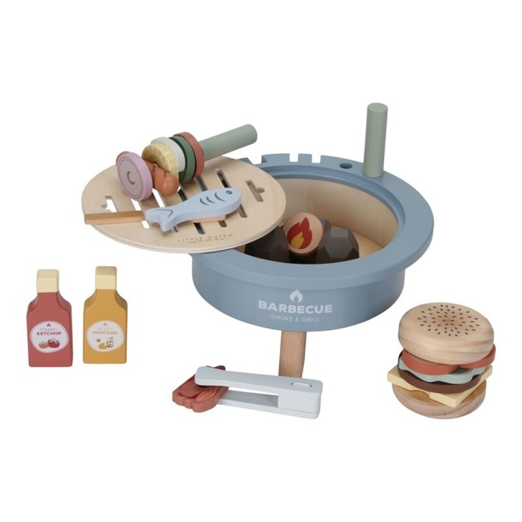 [LD8021] SET DE BARBACOA DE MADERA FSC LITTLE DUTCH
