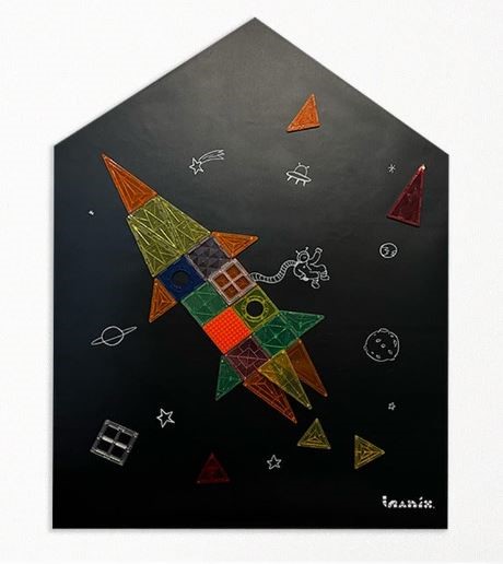 ImaBoard pizarra adhesiva 100x85 cm Imanix Braintoys