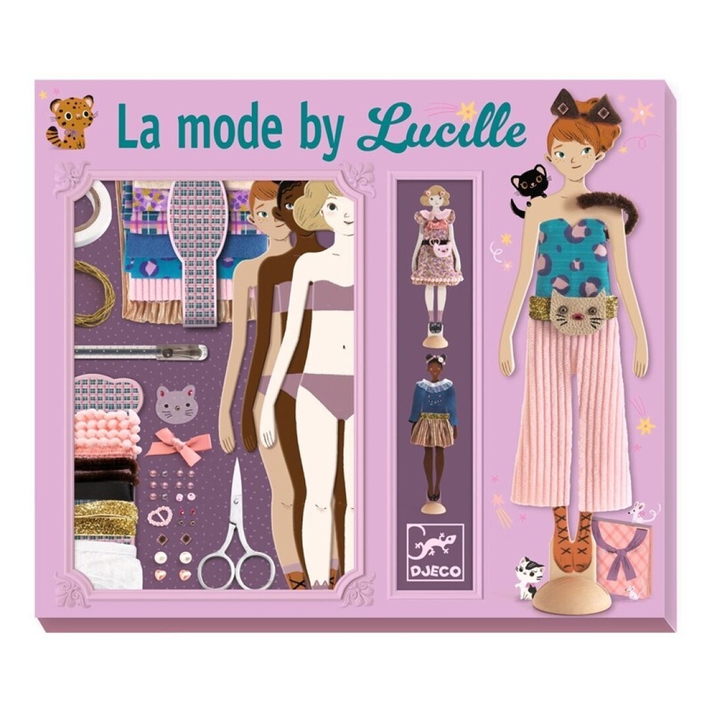Talleres La moda de Lucille para aprender costura de 7 a 12 años Djeco