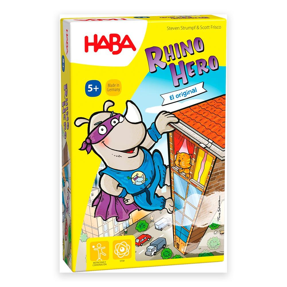 Juego de habilidad Rhino hero Haba de 5 a 99 años