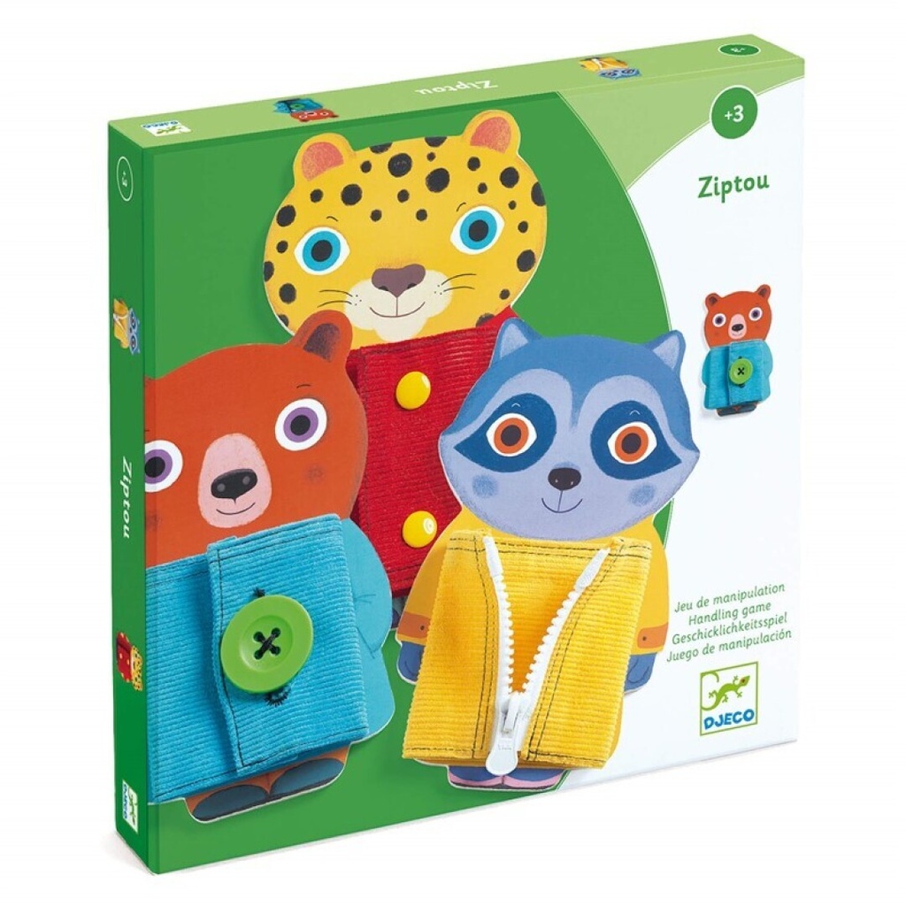 Ziptou - juego de manipulación Djeco +3 años