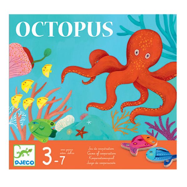Juego de cooperación magnetico Octopus Djeco 3 a 7 años