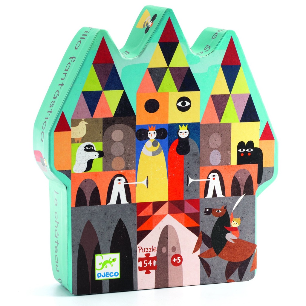 Puzzle silueta el castillo fantástico Djeco (54 pz) +5 años