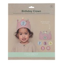 Little Dutch pink number birthday crown