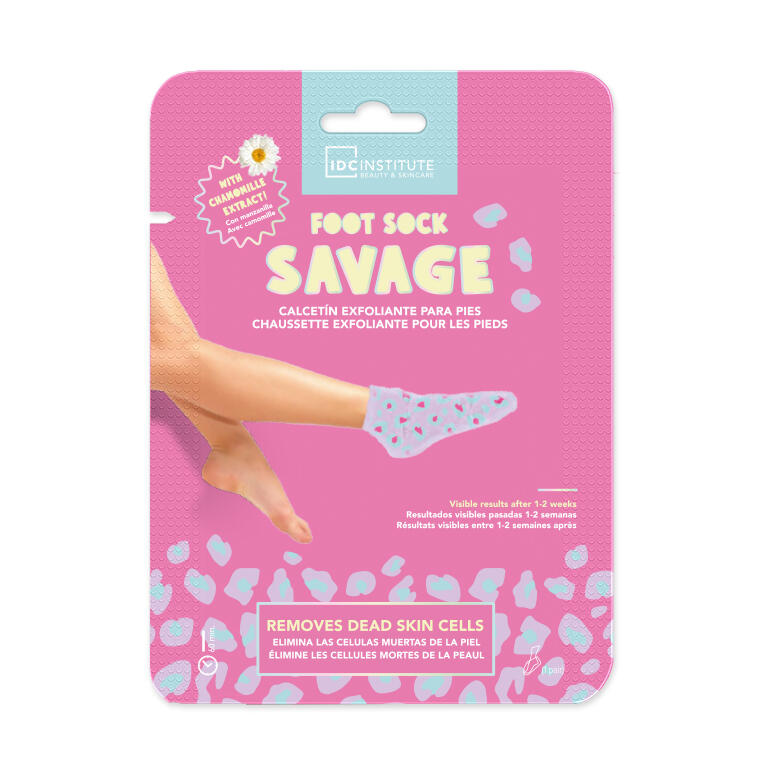 IDC INSTITUTE SAVAGE EXFOLIATING FOOT SOCK
