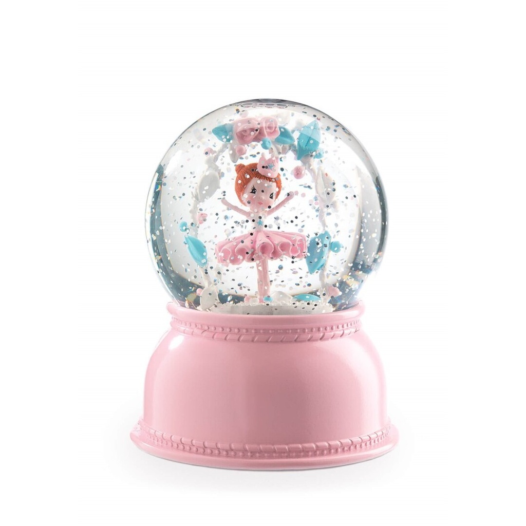 Ballerina Snow Globe Lamp Djeco