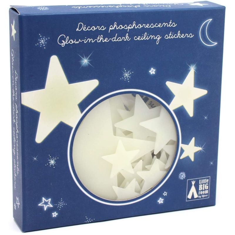 Stickers fosforescentes estrellas para el techo
