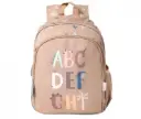 Mochila Mediana Funny Letters + Llavero Personalizable 