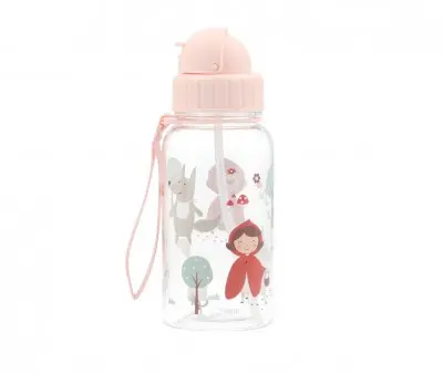 Plastic Bottle Little Red