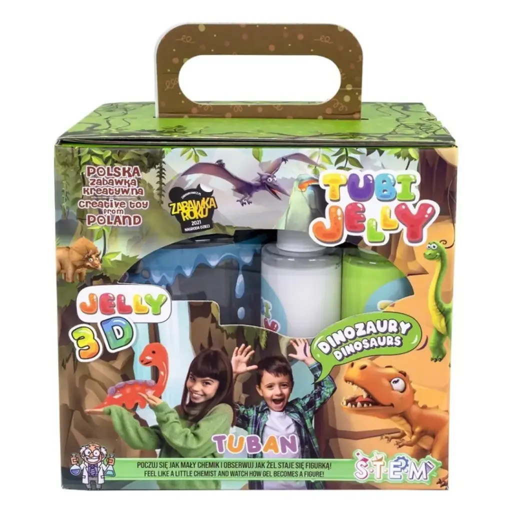 Tuban Jelly Set, 6 colours: Small Aquarium Dinosaurs