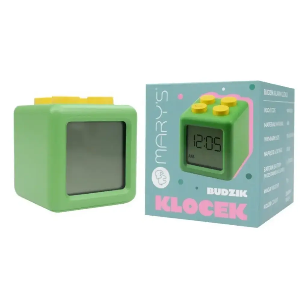 Mary`s reloj despertador block verde