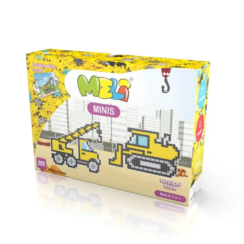 MELI Minis Tematic 2en1 CONSTRUCCIONES